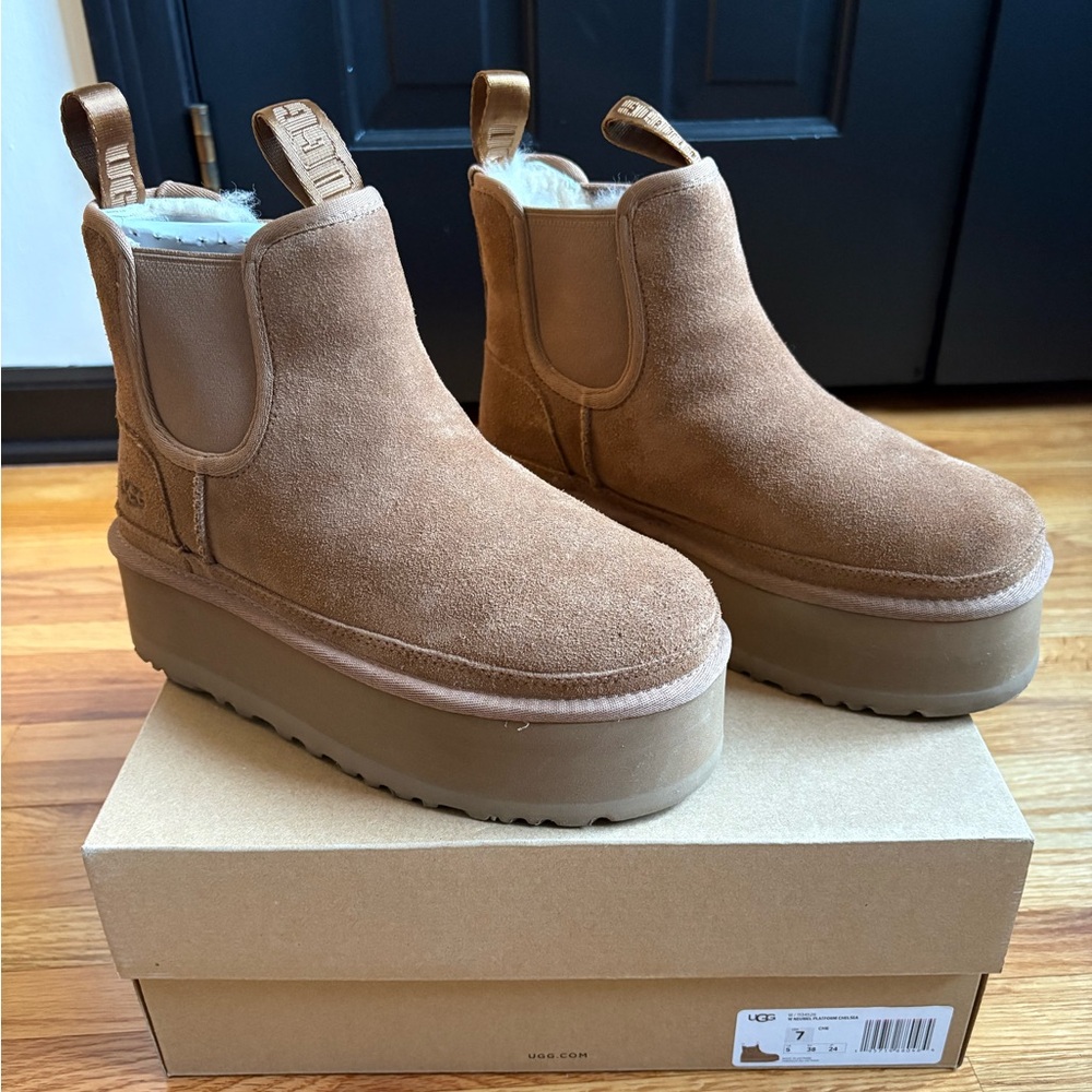 UGG Chestnut Platform Winter Boots - image 1